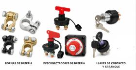 BORNAS DESCONECTADORES LLAVES ARRANQUE