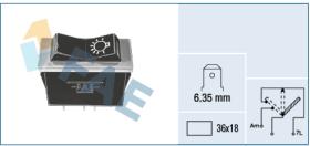 FAE 62411 - CONMUTADOR TECLA LAND ROVERD