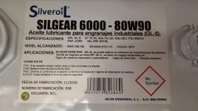 ACEITES Y ANTICONGELANTES 151110221 - BIDON 80W90 45 KGS.ECON.SILGEAR6000