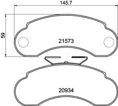 TRW GDB1114 - PASTILLAS FRENO