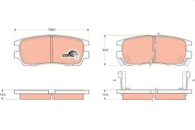 TRW GDB1127 - PASTILLAS FRENO