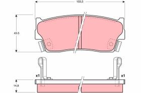 TRW GDB3183 - PASTILLAS FRENO