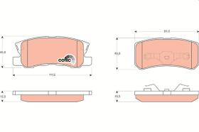 TRW GDB3247 - PASTILLAS FRENO