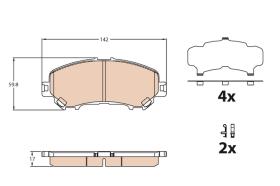 TRW GDB3631 - PASTILLAS DE FRENO