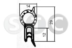 STC T400600 - PERFIL MALETERO UNIVERSAL