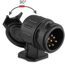 CONDE CAR AUDIO 997705 - CONVERSOR ENCHUFE DE REMOLQUE  DE 13 A 7 PINES